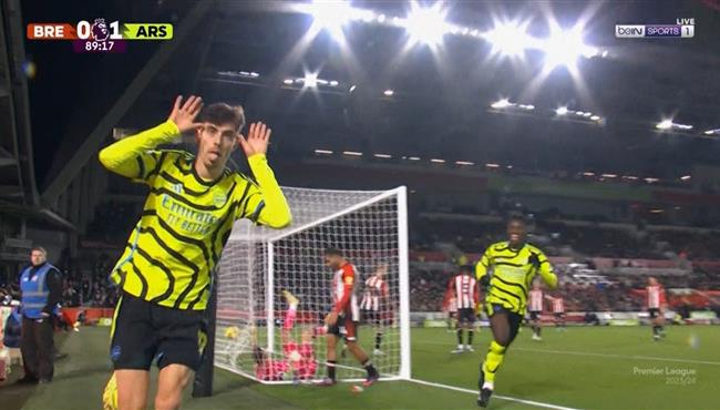 هدف فوز ارسنال القاتل علي برينتفورد 1 0 الدوري الانجليزي
