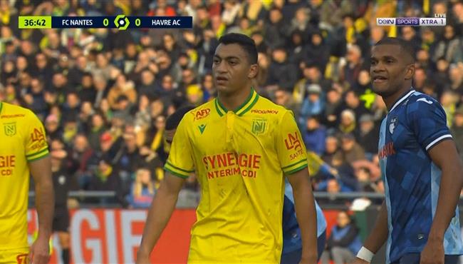 ملخص لمسات مصطفي محمد في مباراة نانت ولوهافر بالدوري الفرنسي