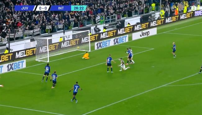 اهداف مباراة يوفنتوس وانتر ميلان 1 1 الدوري الايطالي