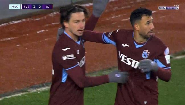 اهداف مباراة طرابزون سبور وسيفاس سبور 3 3 الدوري التركي