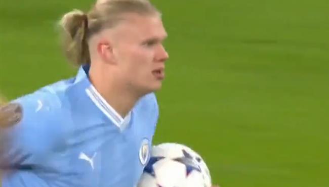 هدف هالاند في مرمي لايبزيج بدوري ابطال اوروبا