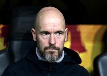 تين هاج بعد تعادل مانشستر يونايتد أمام جالطة سراي نسير في الاتجاه الصحيح