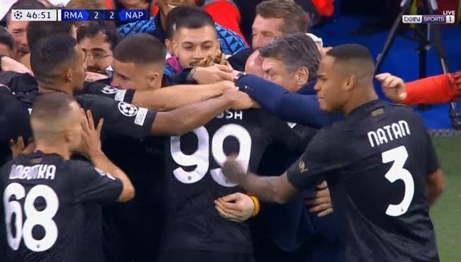 هدف نابولي الثاني في مرمي ريال مدريد بدوري ابطال اوروبا