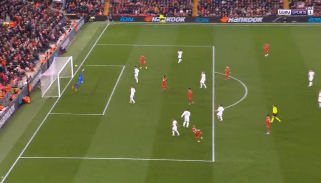 العارضة تحرم ليفربول من هدف امام لاسك لينز بالدوري الاوروبي