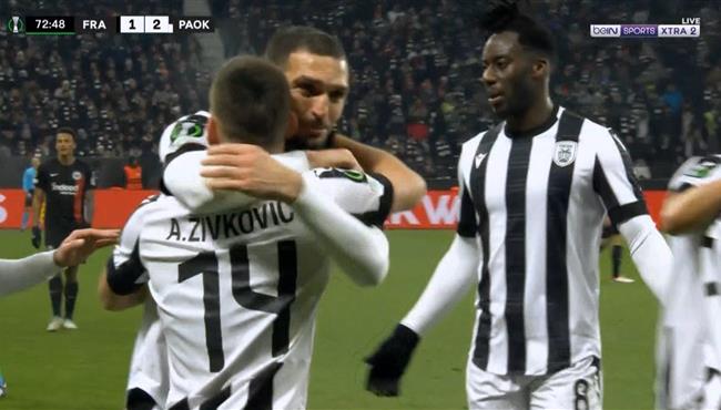 اهداف مباراة اينتراخت فرانكفورت وباوك سالونيكا 1 2 دوري المؤتمر الاوروبي