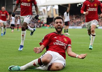 فيديو برونو يمنح مانشستر يونايتد فوز ا قاتل ا في أرض فولهام بـ الدوري الإنجليزي