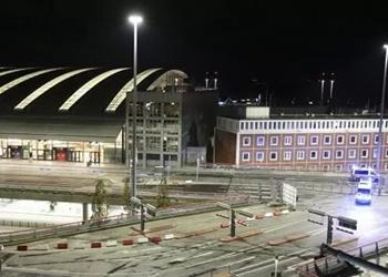 شخص مسلح يوقف رحلات مطار هامبورج قبل مباراة برشلونة وشاختار