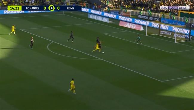 مصطفي محمد يهدر فرصة هدف امام ريمس بالدوري الفرنسي