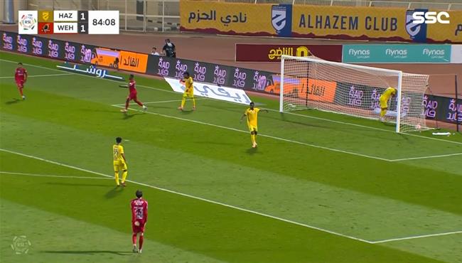 اهداف مباراة الوحدة والحزم في 2 1 الدوري السعودي