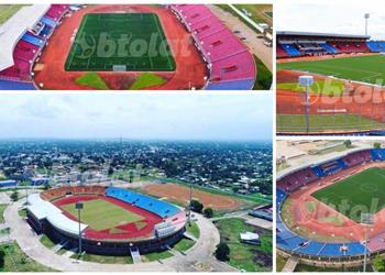 بطولات يكشف بالصور عن حالة ملعب مباراة مصر وسيراليون في ليبيريا