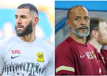 تقارير اتحاد جدة يحسم مصير نونو سانتو بعد خلافه مع كريم بنزيما