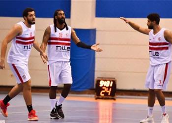 سلة الزمالك تفوز على الطيران في ذهاب دور الـ16 بدوري المرتبط