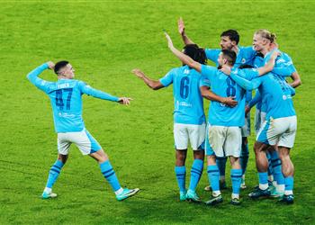 جوارديولا بعد تأهل مانشستر سيتي إلى ثمن نهائي دوري أبطال أوروبا مهتمنا لم تنته بعد