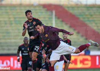 فيديو برأسية رائعة أفشة يسجل هدف الأهلي الثاني أمام سيراميكا كليوباترا