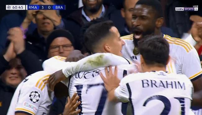 اهداف مباراة ريال مدريد وسبورتينج براجا 3 0 دوري ابطال اوروبا