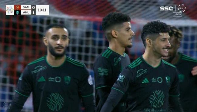 هدف الاهلي الاول في مرمي ضمك بالدوري السعودي