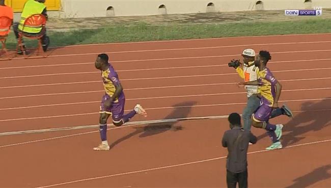 هدف تعادل ميدياما مع شباب بلوزداد 1 1 دوري ابطال افريقيا