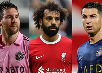 محمد صلاح ينافس ميسي ورونالدو على جائزة أفضل لاعب في العالم 2023