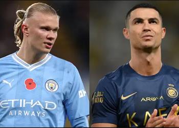 رونالدو يعادل رقم هالاند بعد هدفه في مباراة النصر والشباب