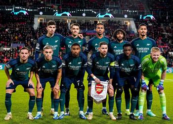 في ليلة إصابة النني آيندهوفن يفرض التعادل على آرسنال بـ دوري أبطال أوروبا