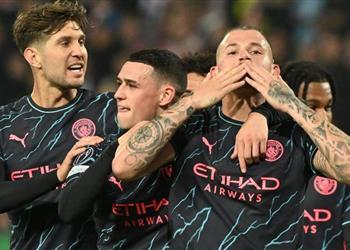 فيديو في غياب هالاند مانشستر سيتي يحقق العلامة الكاملة بفوز مثير على النجم الأحمر بدوري أبطال أوروبا