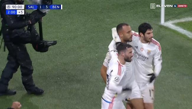 اهداف مباراة بنفيكا وسالزبورج 3 1 دوري ابطال اوروبا