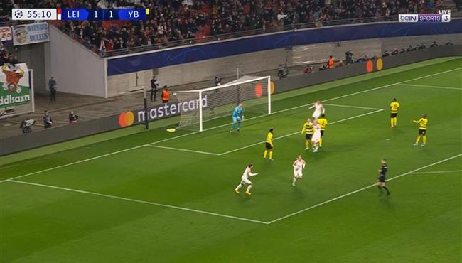 اهداف مباراة لايبزيج ويونج بويز 2 1 في دوري ابطال اوروبا