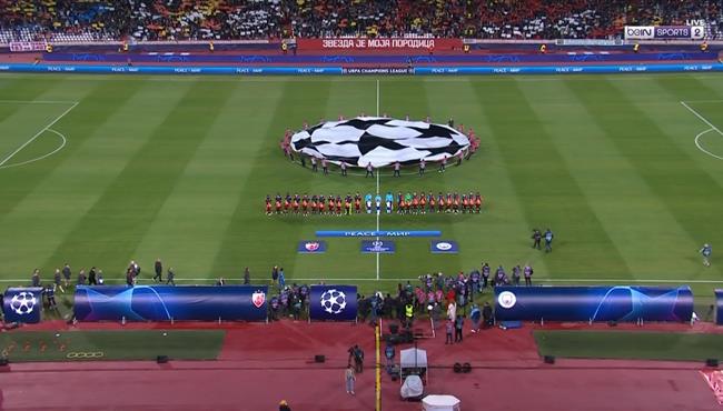 ملخص مباراة مانشستر سيتي والنجم الاحمر 3 2 دوري ابطال اوروبا