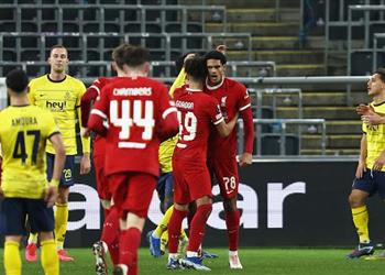 فيديو كوانساه يسجل هدف تعادل ليفربول وسانت جيلواز يضيف الثاني