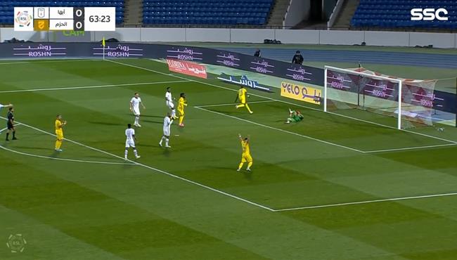 اهداف مباارة ابها والحزم 1 1 الدوري السعودي