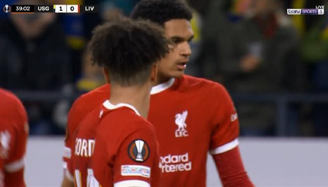 هدف ليفربول الاول في مرمي سانت جيلواز بالدوري الاوروبي