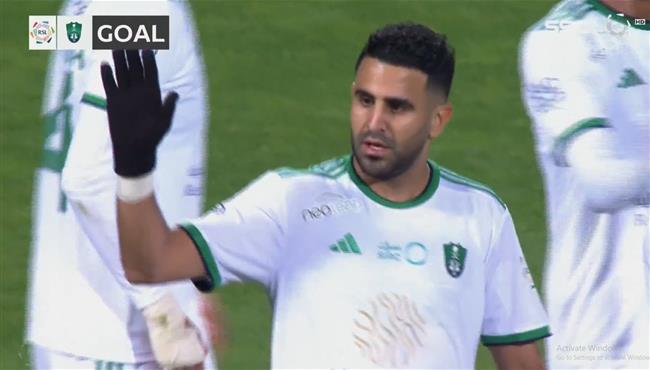 هدف رياض محرز في مرمي الفيحاء بالدوري السعودي