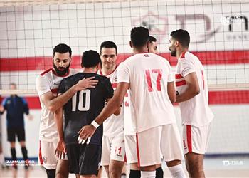 الزمالك يفوز على مصر للبترول في دوري كرة الطائرة