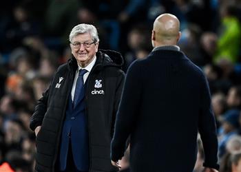 فيديو مدرب كريستال بالاس يسخر من جوارديولا بعد التعادل القاتل