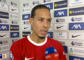 فان دايك منتقد ا أسلوب مانشستر يونايتد هم سعداء بالنقطة ونحن محبطون