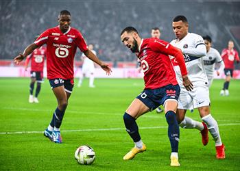 فيديو ليل يفرض تعادل ا قاتل ا على باريس سان جيرمان في الدوري الفرنسي