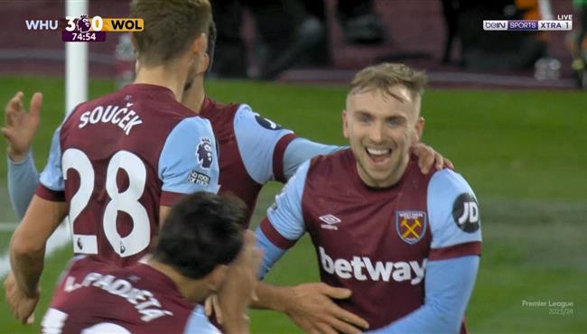 اهداف مباراة وست هام وولفرهامبتون 3 0 الدوري الانجليزي