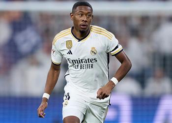 ريال مدريد يعلن تشخيص إصابة ديفيد ألابا الصادم في مباراة فياريال