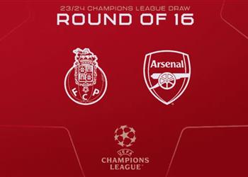 موعد مباراة آرسنال وبورتو في دور الـ 16 بـ دوري أبطال أوروبا
