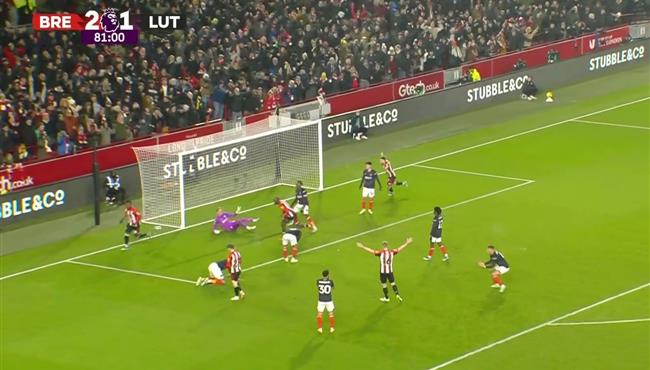 اهداف مباراة برينتفورد ولوتون تاون 3 1 الدوري الانجليزي