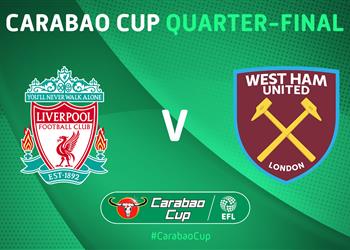 تشكيل ليفربول المتوقع أمام وست هام اليوم في كأس رابطة الأندية الإنجليزية