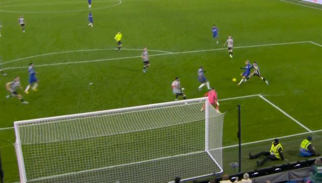 هدف تعادل تشيلسي القاتل مع نيوكاسل بكأس الرابطة الانجليزية