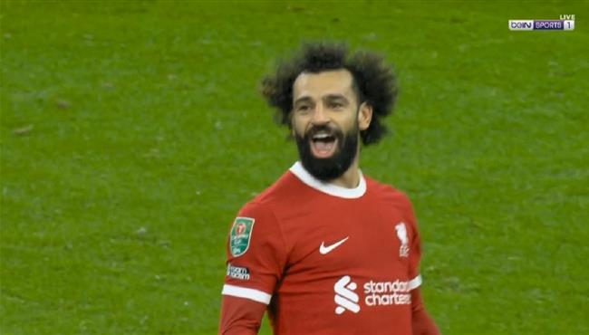 هدف محمد صلاح في مرمي وست هام بكأس الرابطة الانجليزية