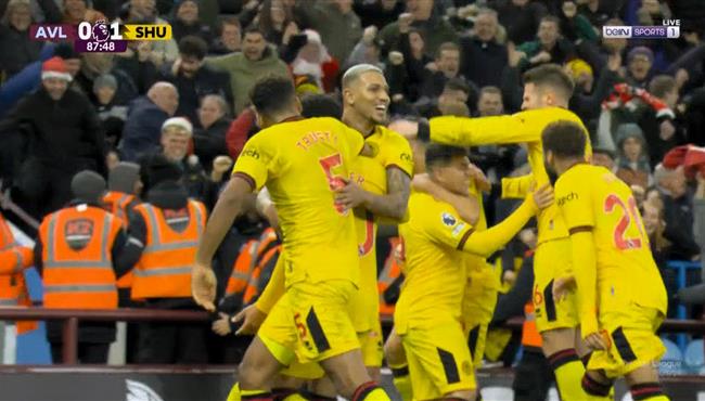 هدف شيفيلد يونايتد في مرمي استون فيلا بالدوري الانجليزي