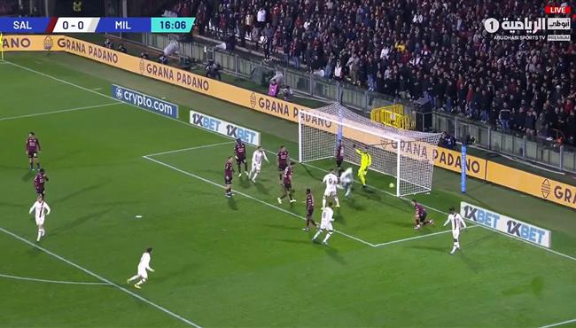 اهداف مباراة ميلان وساليرنيتانا 2 2 الدوري الايطالي