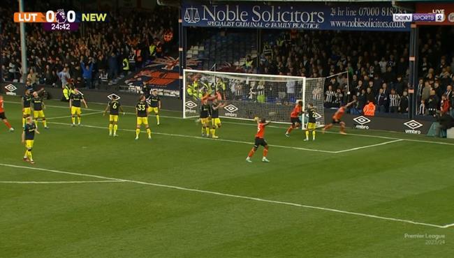 هدف فوز لوتون تاون علي نيوكاسل 1 0 الدوري الانجليزي