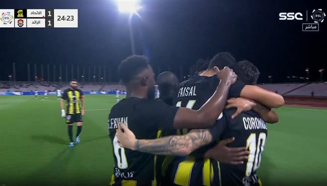 اهداف مباراة الاتحاد والرائد 1 3 الدوري السعودي
