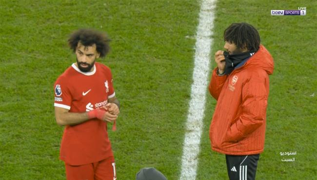 حديث محمد صلاح ومحمد النني بعد مباراة ليفربول وارسنال