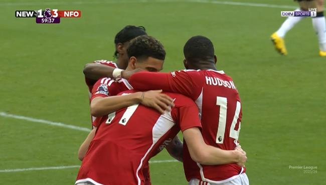 اهداف مباراة نيوكاسل ونوتينجهام فورست 1 3 الدوري الانجليزي