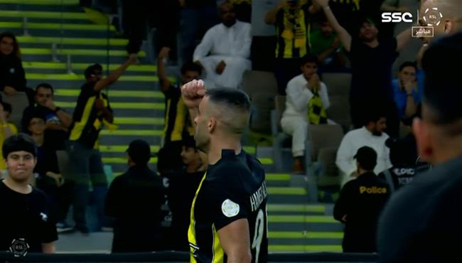 هدف عبد الرزاق حمد الله الثاني في مرمي النصر بالدوري السعودي